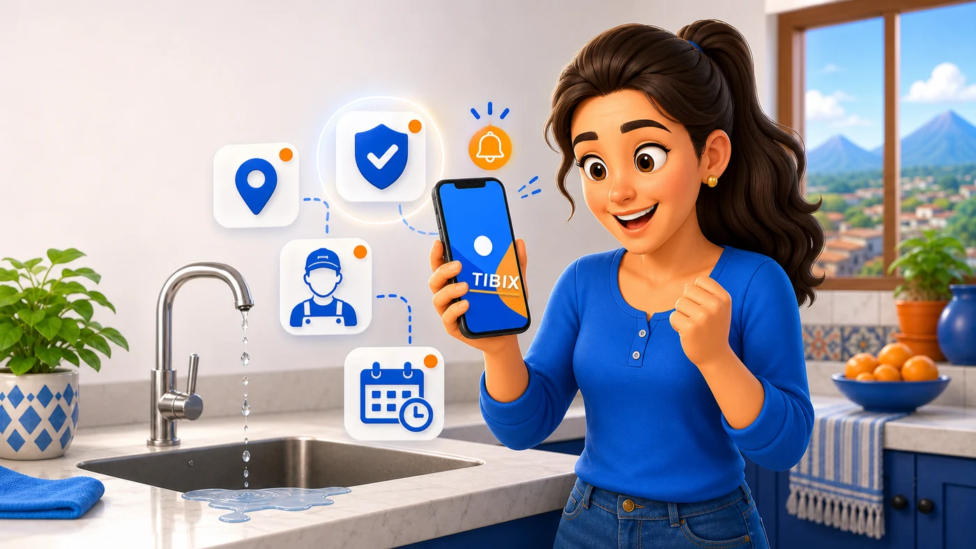 Cliente feliz al encontrar ayuda técnica usando Tibix.